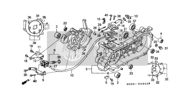 Honda SGX50 2000 Carter /Pompa dell'olio per un 2000 Honda SGX50